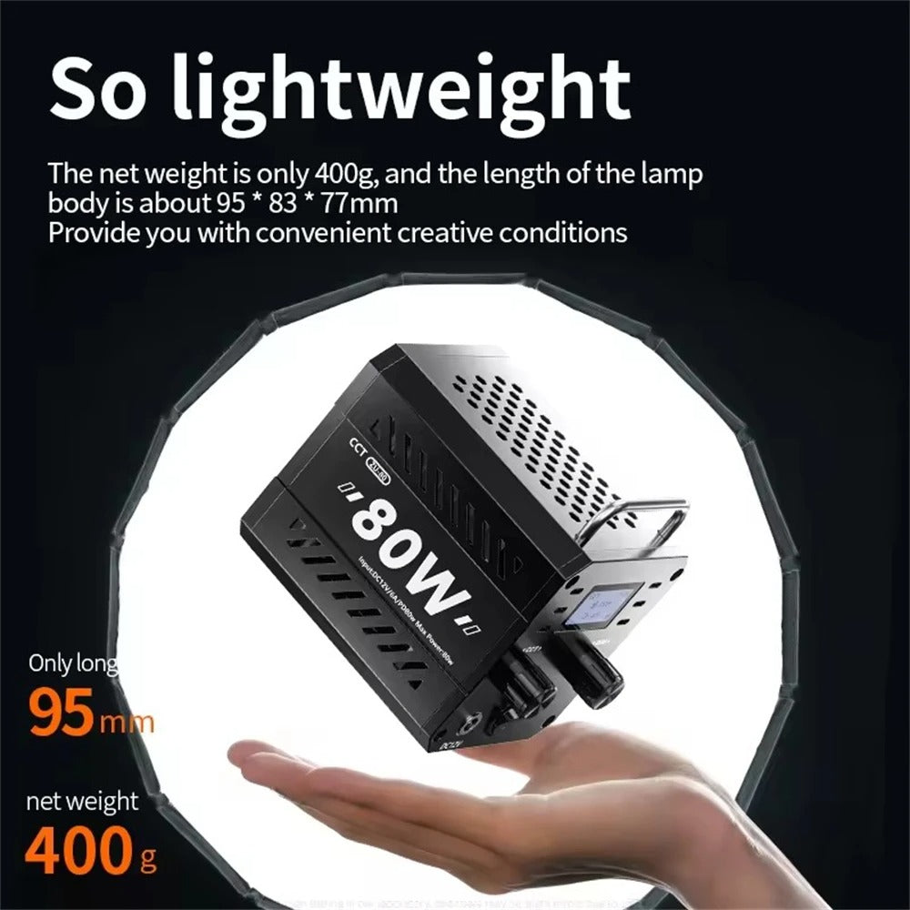 ZU80 COB Bi-Color LED Video Light