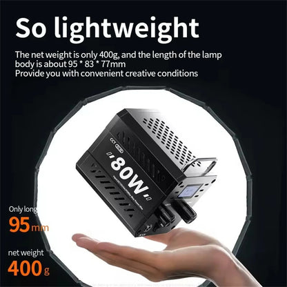 ZU80 COB Bi-Color LED Video Light