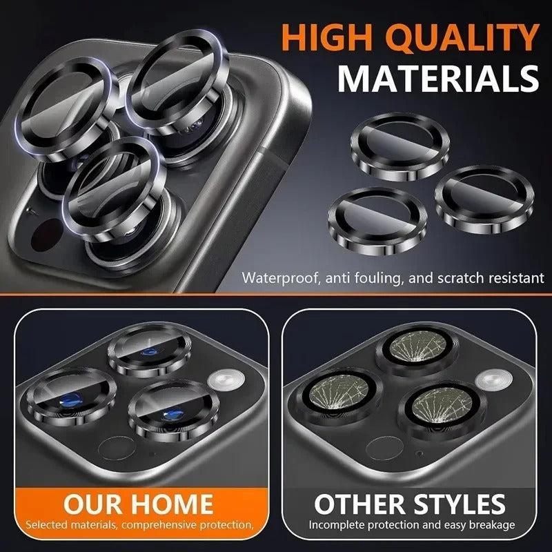 Metal Camera Lens Protection Set
