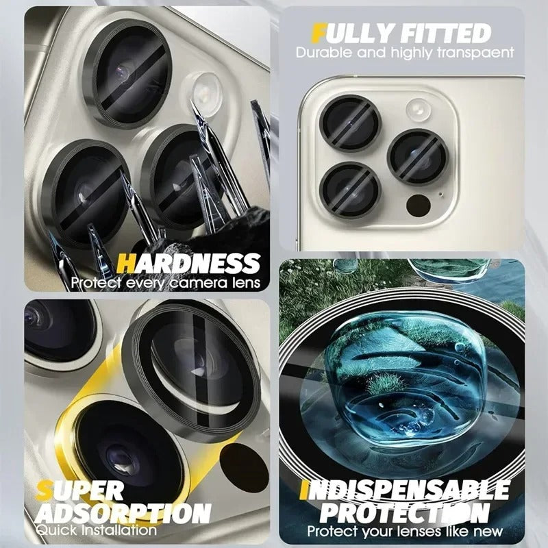 Metal Camera Lens Protection Set
