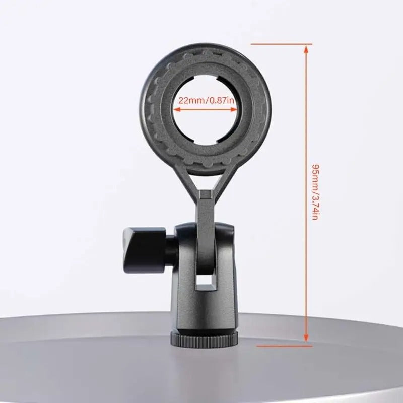Adjustable Microphone Stand Clip Holder