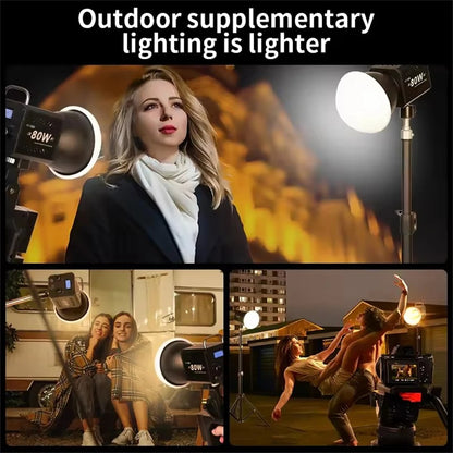 ZU80 COB Bi-Color LED Video Light