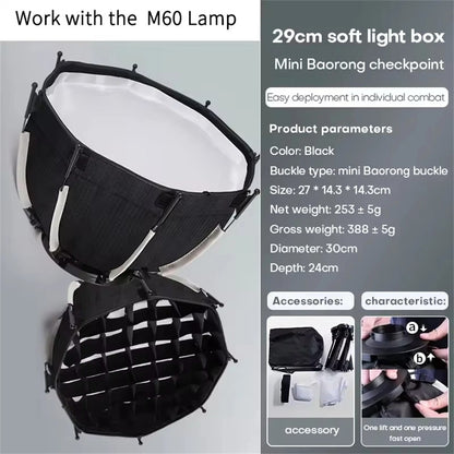 ZU80 COB Bi-Color LED Video Light
